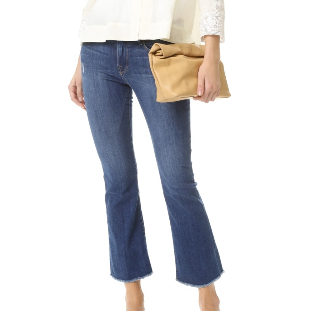 Frame Denim Le Crop Mini Boot  Size 27